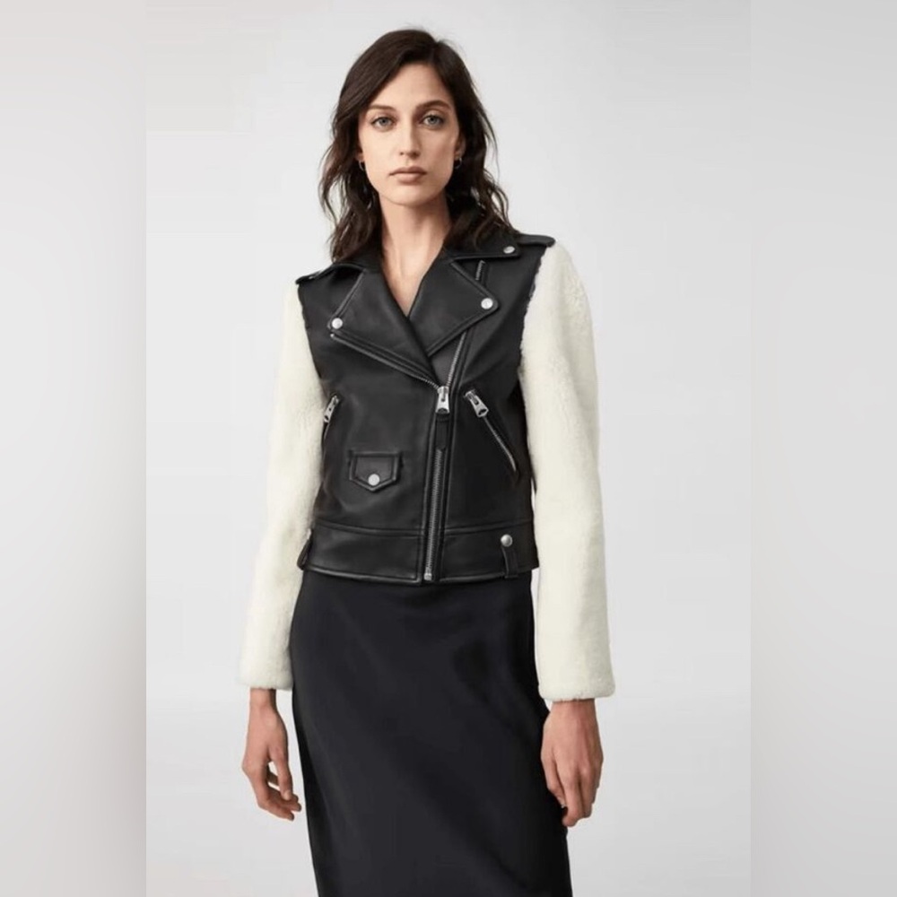 Mackage Baya Moto Leather Jacket